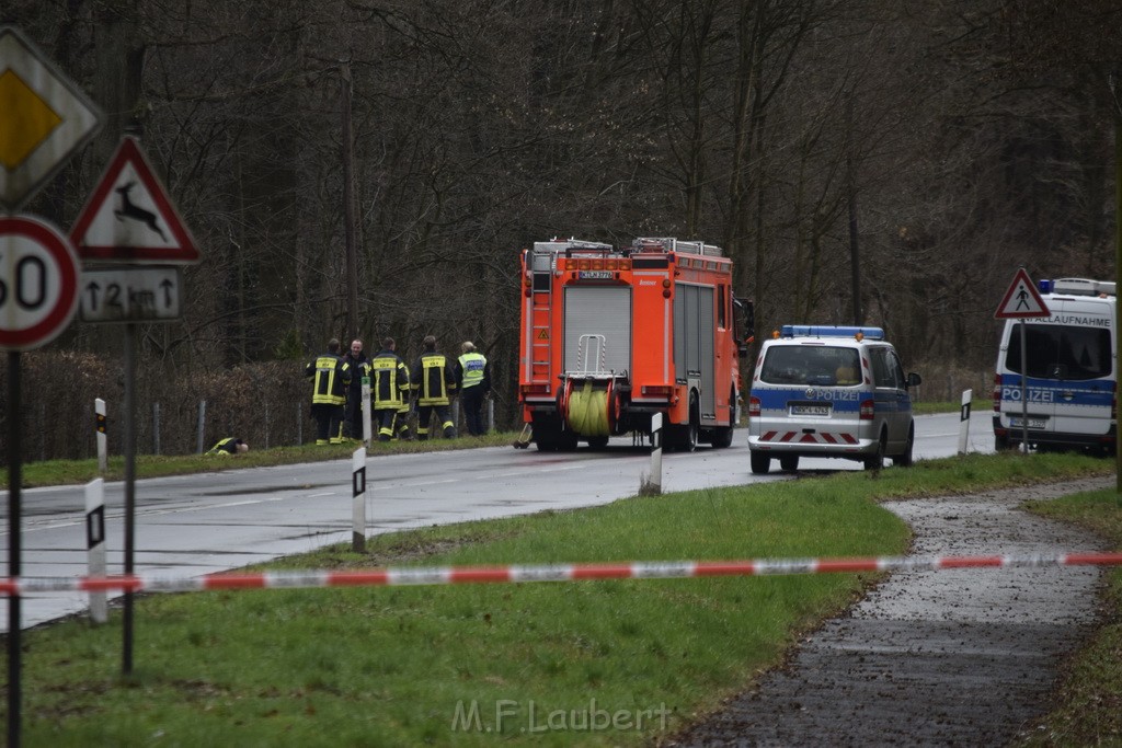 Schwerer VU Krad Pkw Koeln Porz Eil Grengeler Mauspfad P285.JPG - Miklos Laubert